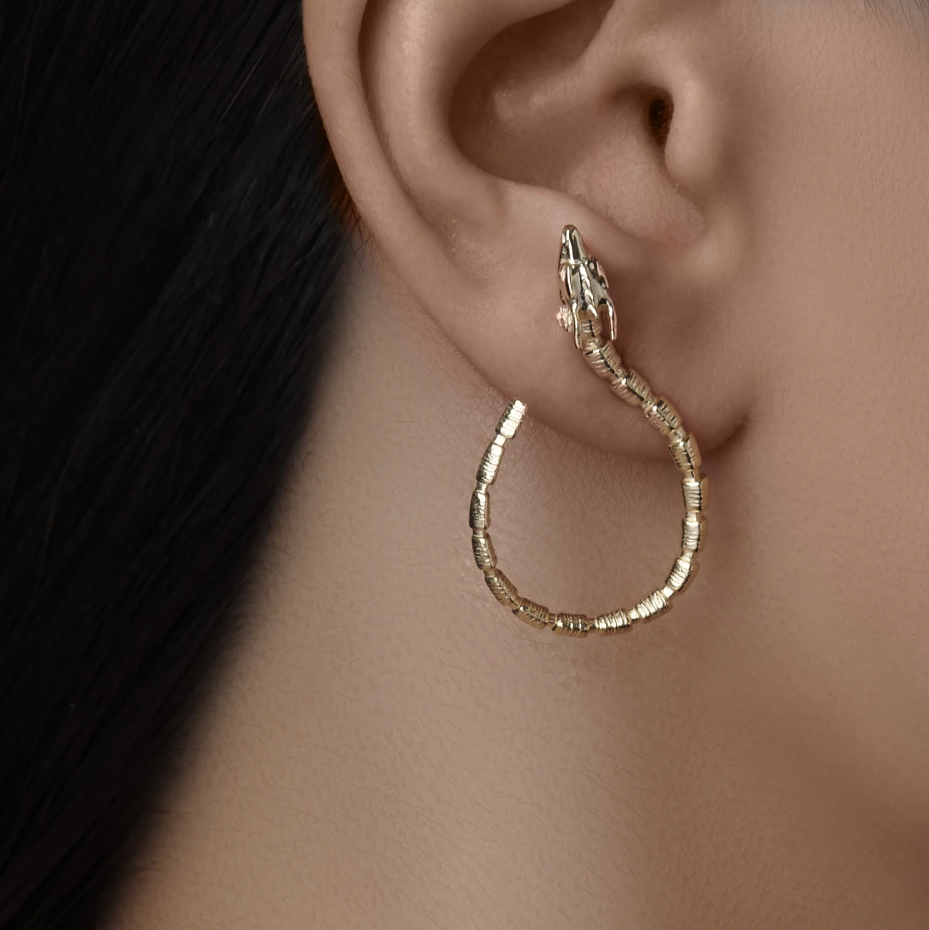 

925 Sterling Silver Dragon Earrings