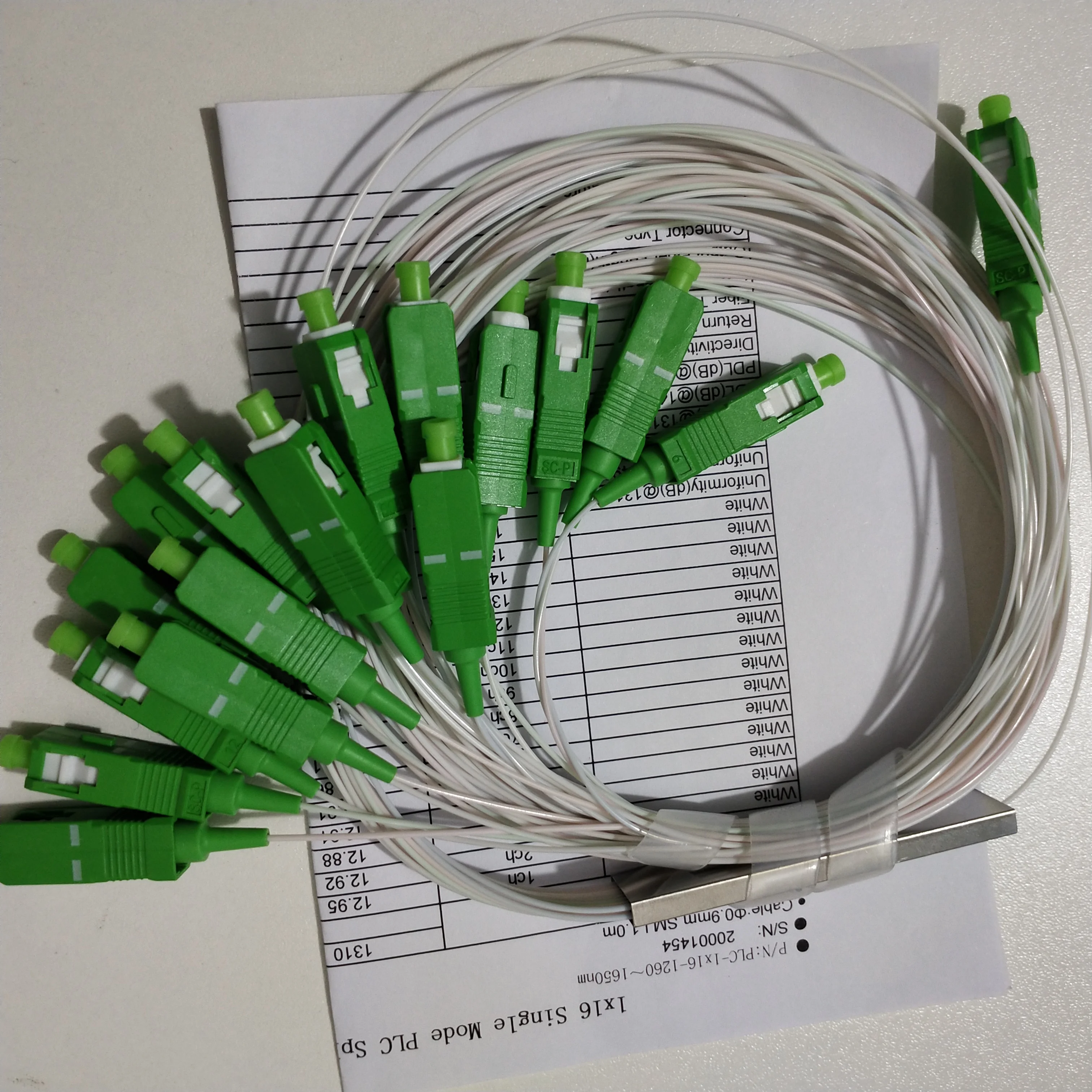 30 шт. Бесплатная доставка Волоконно-оптические 1x16 ПЛК разветвители Ftth