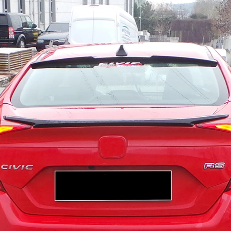 

Wing Spoiler Over Trunk Oem Anatomic Unpainted Raw Surface or Car Body Color Painted ABS Plastic 2016.2018 and After For Civic