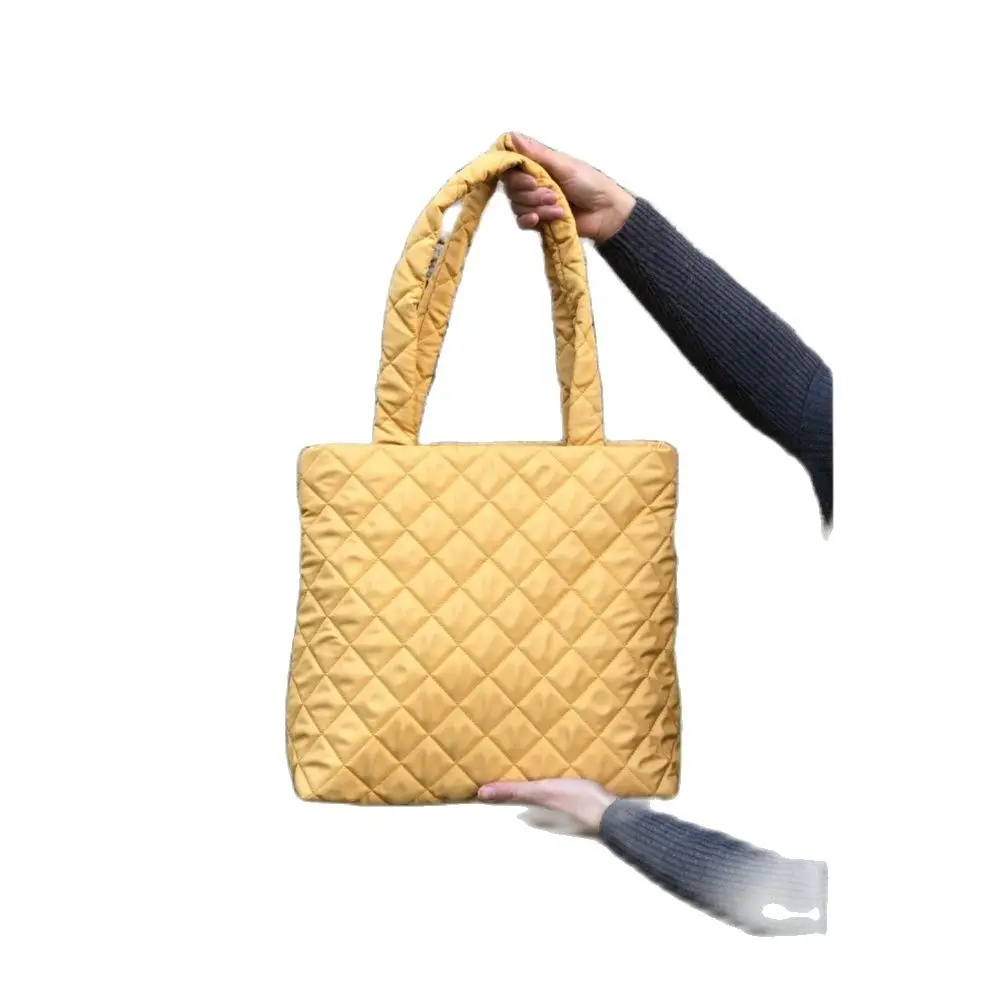

Yellow Quilted Shoulder Bag Stylish Flashy Lightweight Trend Fast Delivery designer bag bags for women purses and handbags cross