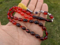 tasbih ottoman faturan german cherry amber sandalous misbaha rosary free shipping 17a