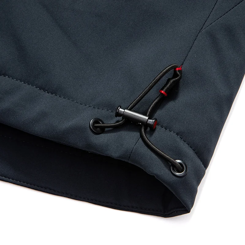 Мужская осенне-зимняя хлопковая куртка с капюшоном теплая Хлопковая мужская