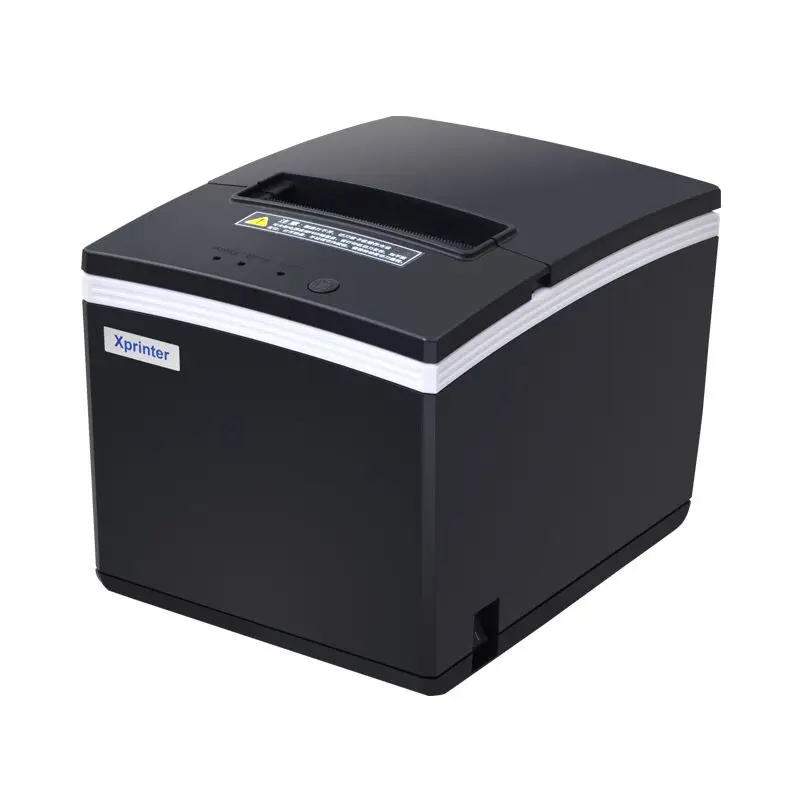 80mm Thermal Receipt Printer for Supermarket POS System Bill Receipt  USB Port/Cash Drawer Port  Auto Cutter Ticket Printer