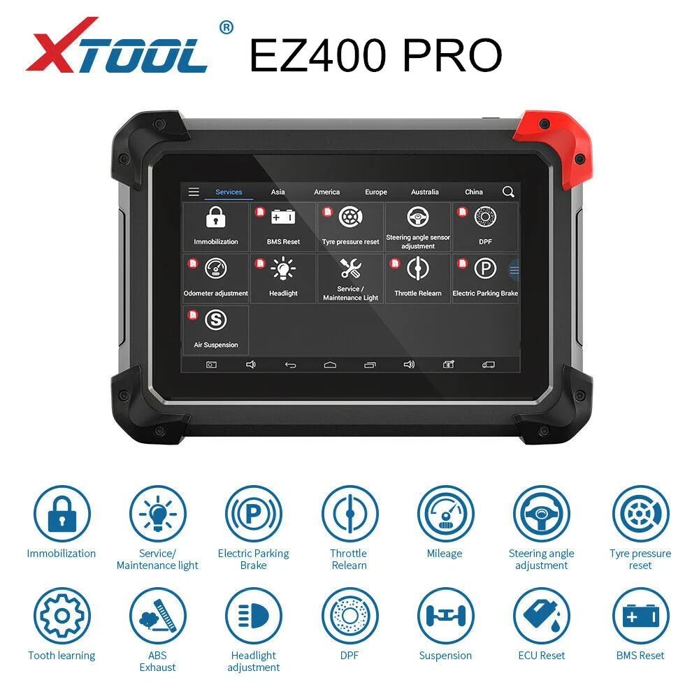 Автомобильный диагностический инструмент XTOOL OBD2 программатор ключей EZ400 PRO с IMMO