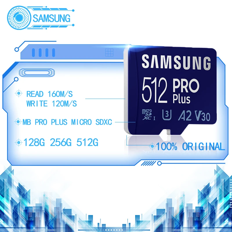 

Micro Memory SD SAMSUNG Cartao De Memoria 512G 256G 128GB SD SAMSUNG SD/TF-SAMSUNG 512G 256G 128G Speicher SAMSUNG für Telefon