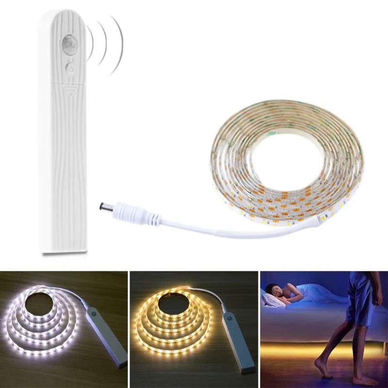 Светодиодная лента для шкафа беспроводной светильник с пассивным ИК датчиком
