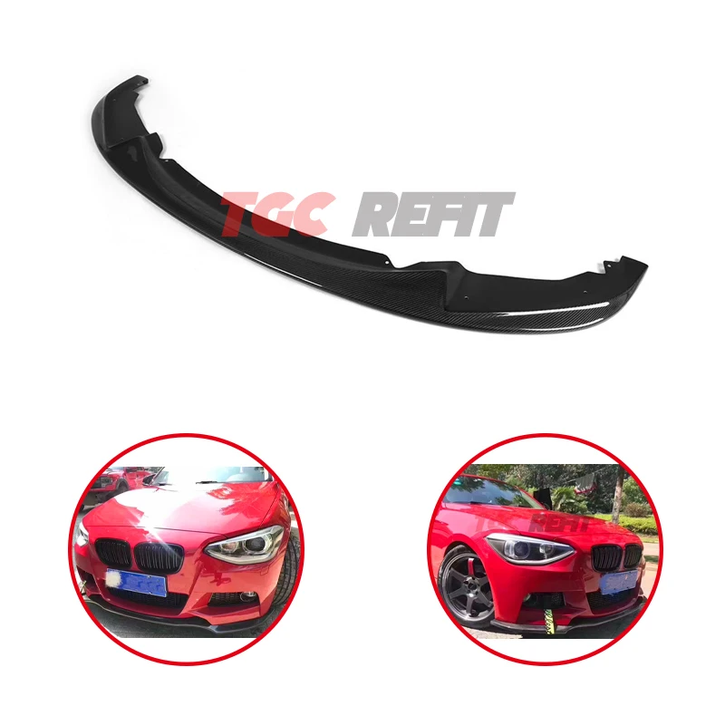 

Carbon Fiber Front Lip Head Bumper Chin Bumper Lip Splitters Spoiler for BMW 1 Series F20 M Sport Early Stage 2011 - 2014