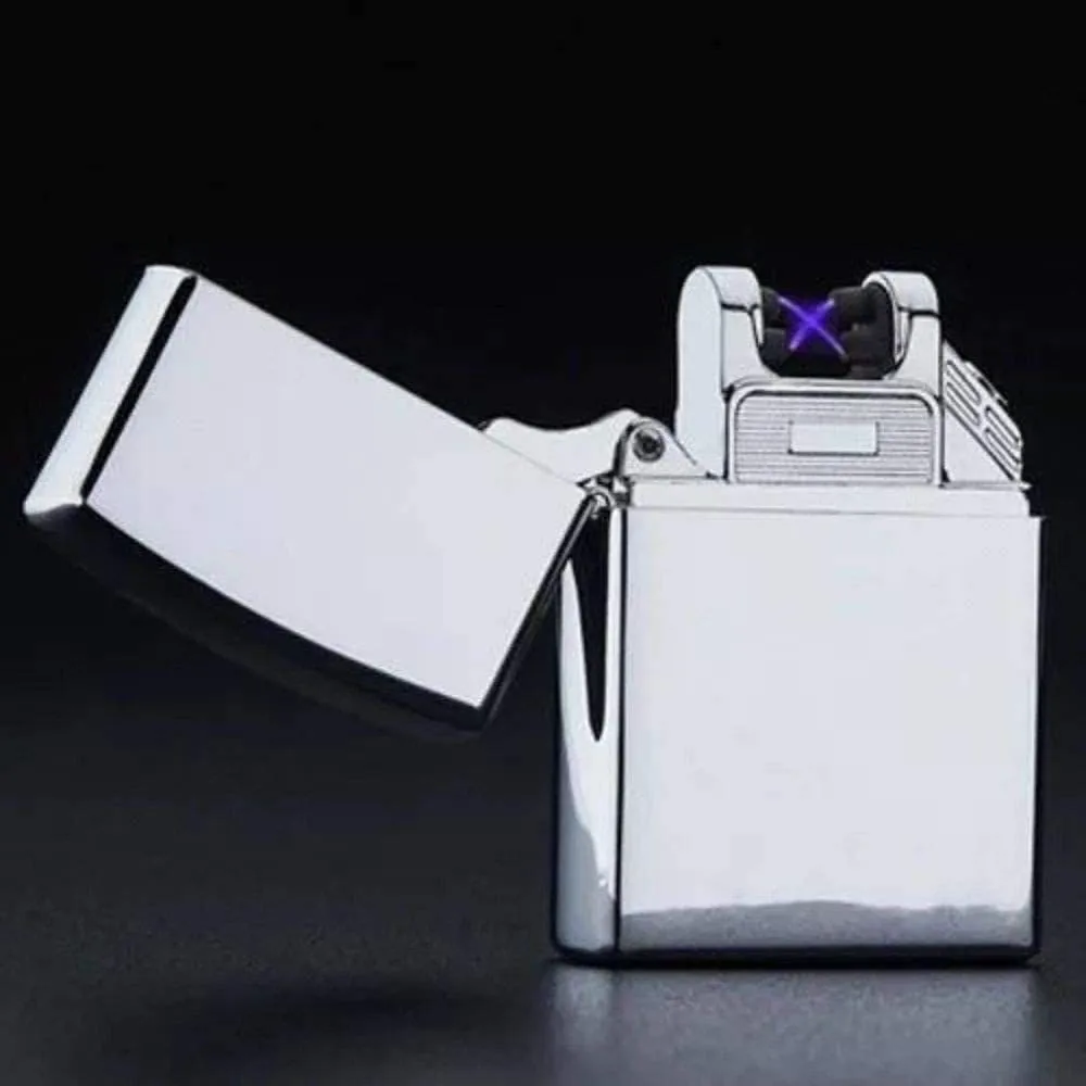 

Flameless USB Double Plasma Lighter Rechargeable