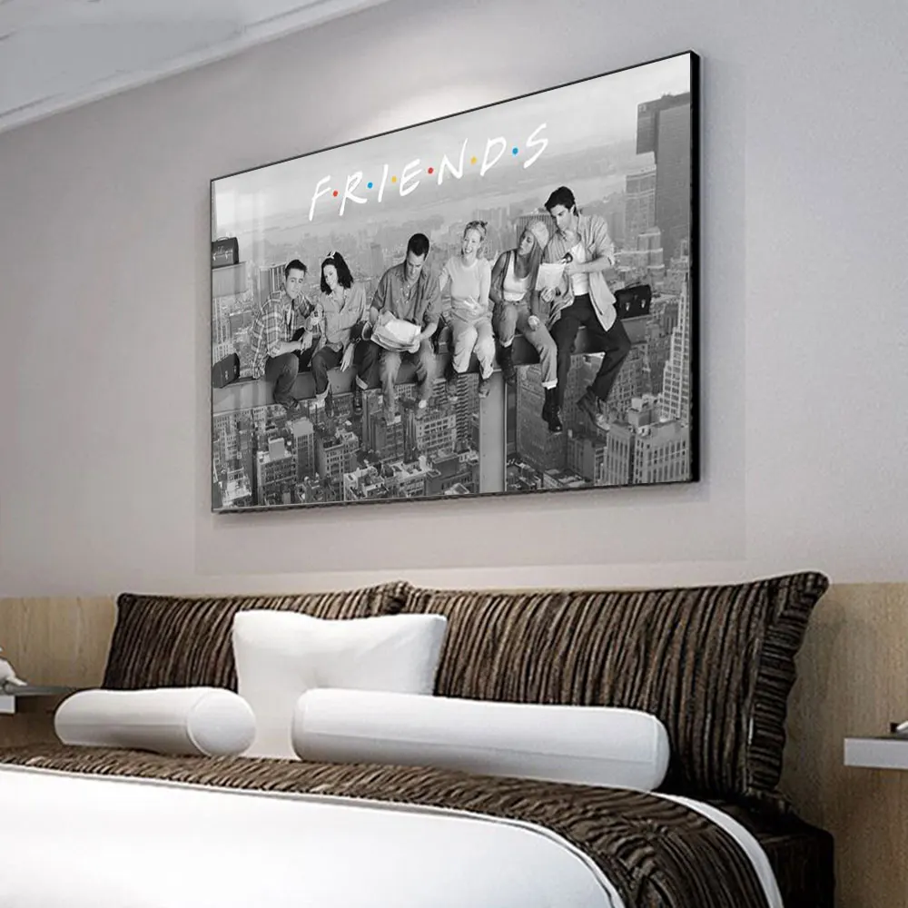 

Bandai Friends TV Show Quote Posters And Prints Wall Art Vintage Picture Canvas Painting For Living Room Home Quadros Decorative