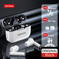 lenovo lp1 tws wireless earphone bluetooth 5 0 dual stereo noise reduction bass touch control long standby 300mah