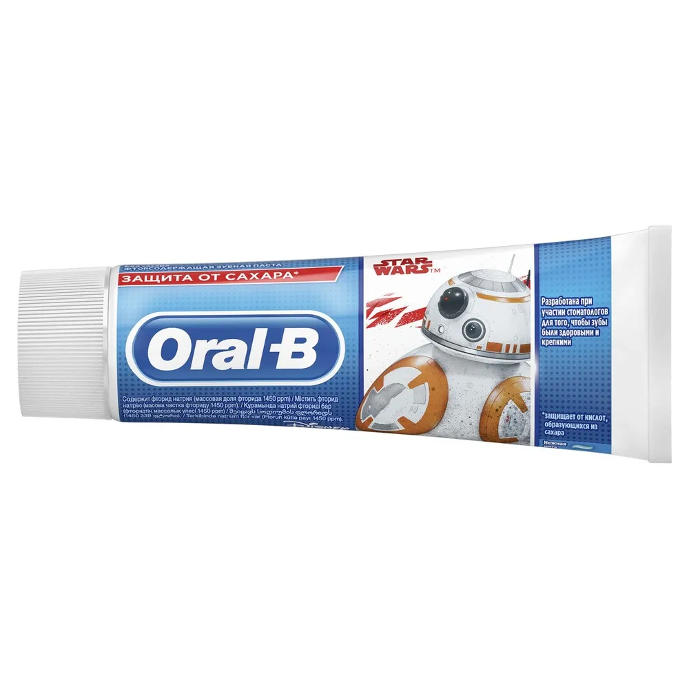 Детская зубная паста Oral-B Junior 6+ Звездные Войны 75 мл | Мать и ребенок