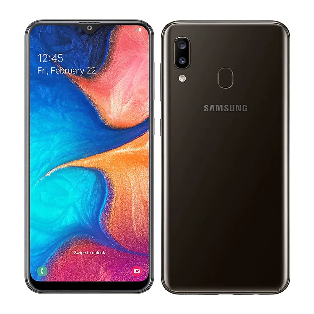 

Refurbished Samsung Galaxy A20 Octa-core 6.4 Inches Dual SIM 3GB RAM 32GB ROM 13MP Camera Android Smartphone Unlocked Cellphone