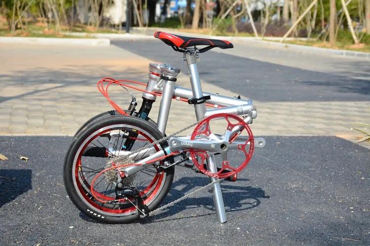 Fnhon Gust CR-MO стальной складной велосипед 1" 305 349 Minivelo мини веловелосипед городской коммутирующий велосипед V тормоз 9 скоростей