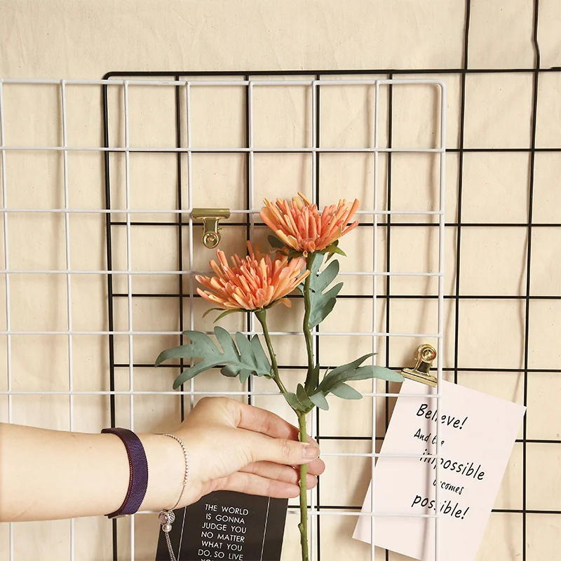 Искусственный шелк цветок 2 головки коготь дракона букет хризантем Свадебные