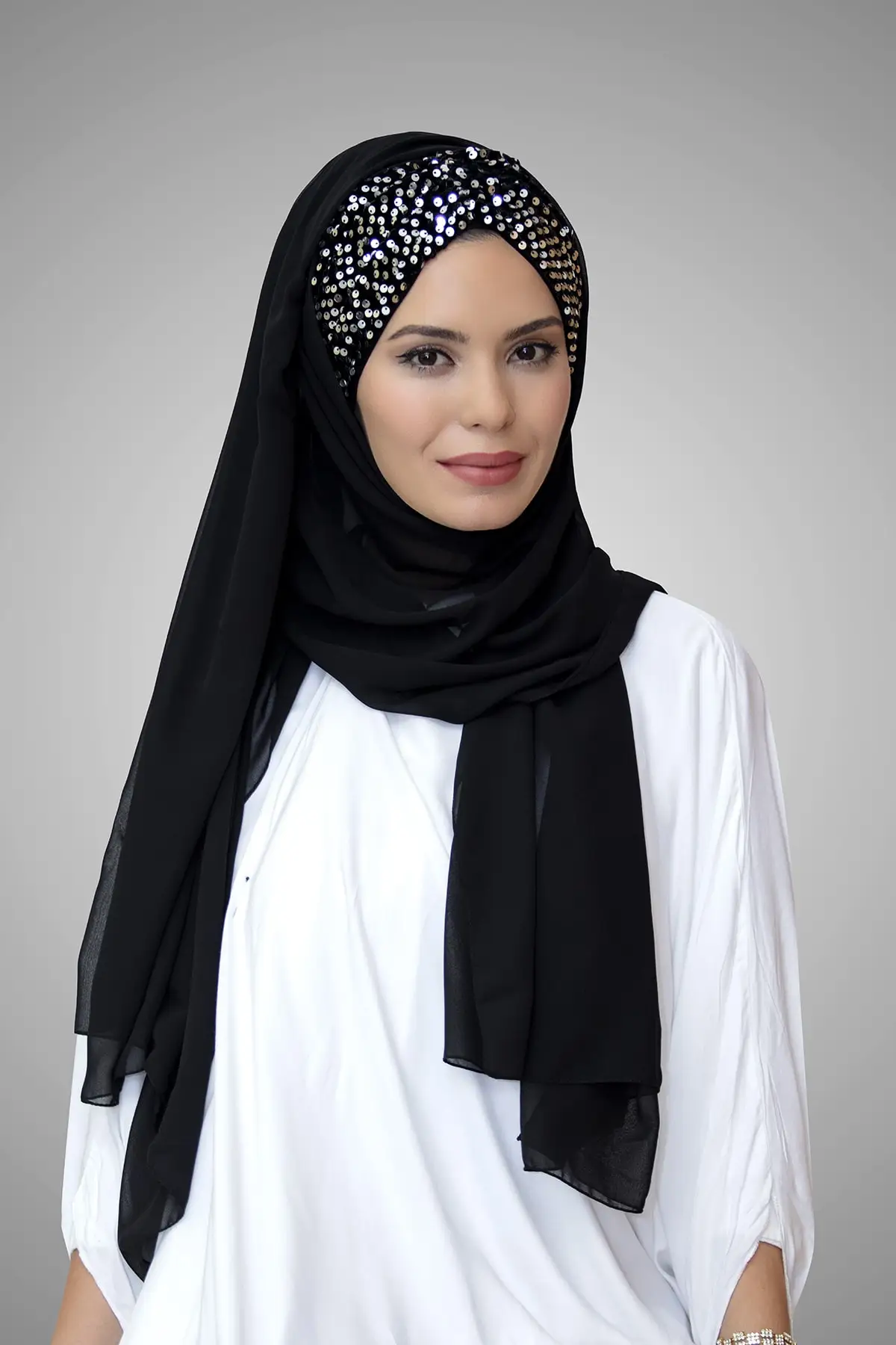 Бархатная шапка для купания с блестками HURREM шаль бандана мусульманский женский