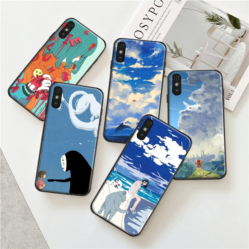 

Japanese fashion anime Phone Case For Xiaomi Redmi 9i 9AT 9 9T 9C Note9 9Pro 9T 9S 9Pro 5G 9Pro MAX Funda Coque Back Cover