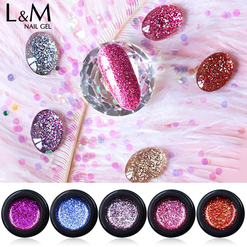 Ibdgel новый бренд Платиновый Гель лак УФ светодиодный дизайн ногтей Звездный