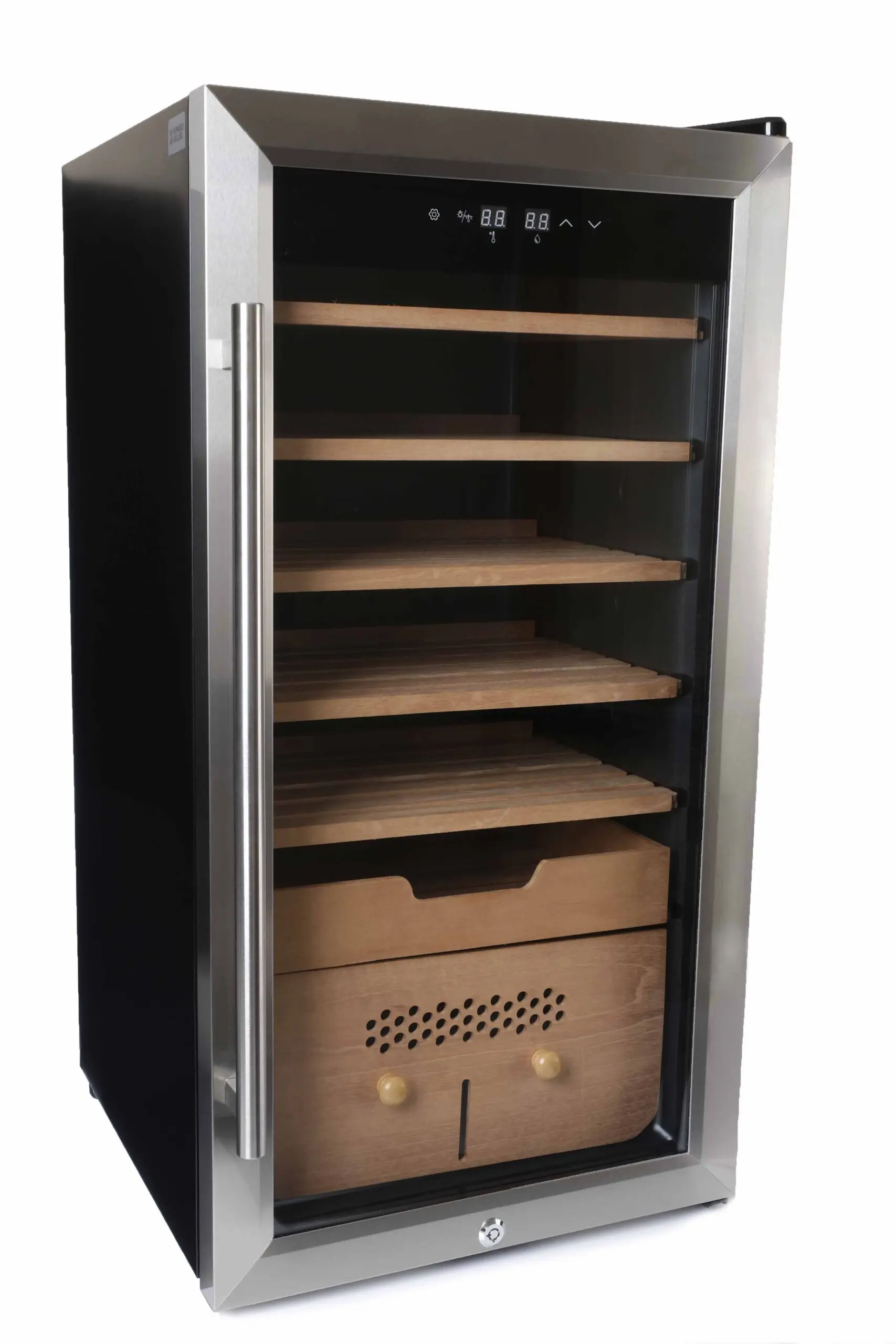 Компрессорный хьюмидор-холодильник Howard Miller на 600 сигар |