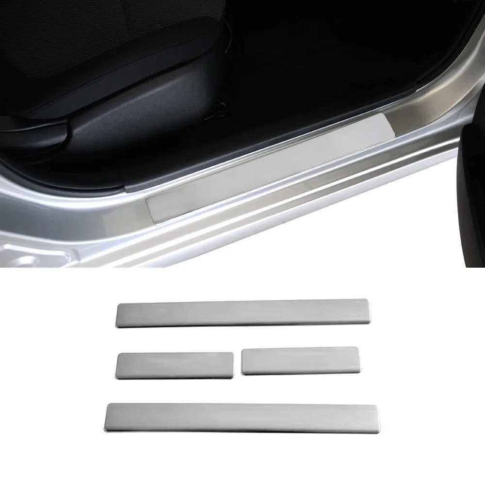 

Хромированный дверной порог Hyundai Accent Era, 4 шт., Sd (2005-2011) из нержавеющей стали