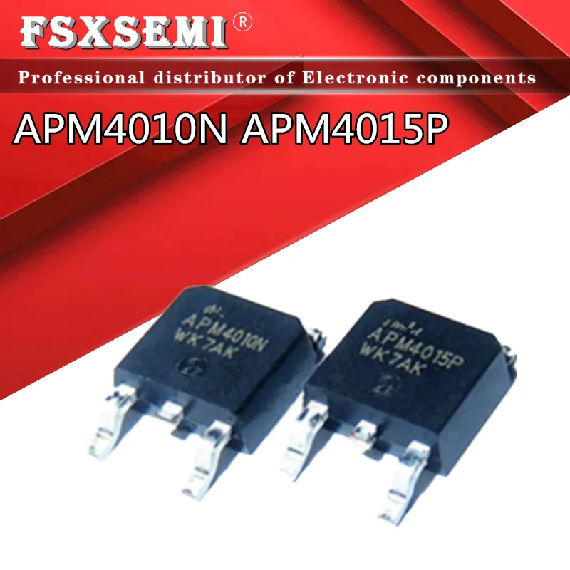 

10 шт. APM4010N TO-252 APM4010 4010N TO252 SMD APM4015P APM4015 4015P SMD MOSFET