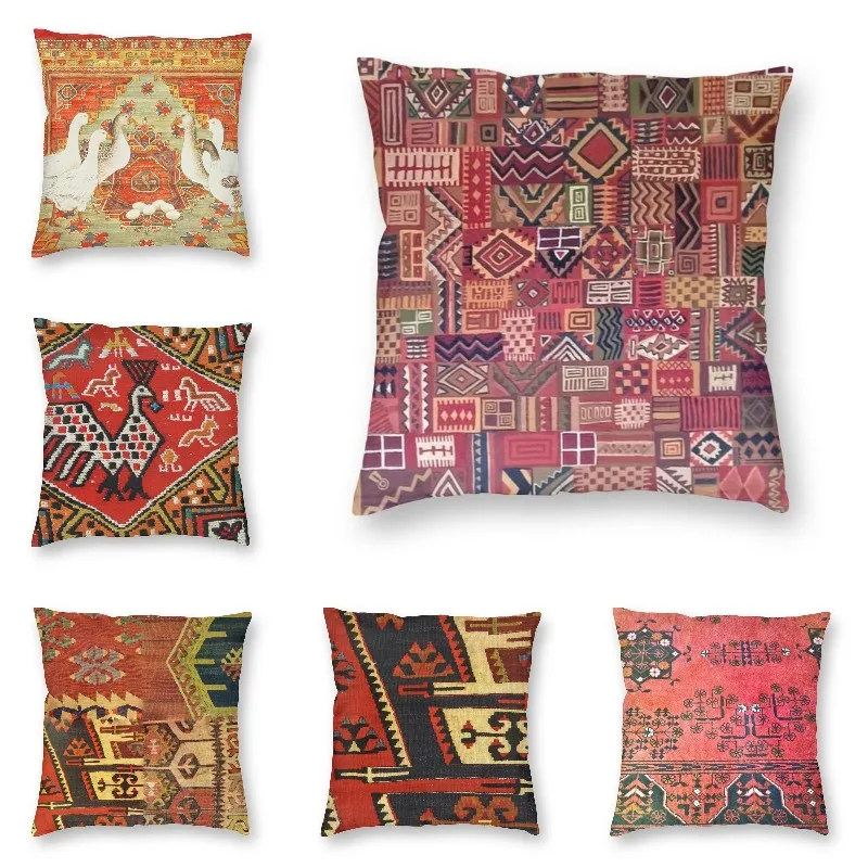

Чехлы для подушек Boho Kilim, персидский ковер, наволочка с абстрактным рисунком, чехол для дивана, квадратная искусственная подушка, чехол для у...