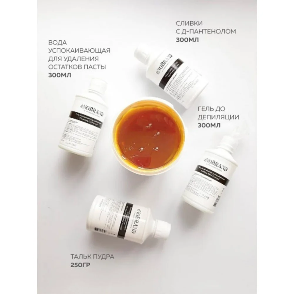 Вода косметическая для удаления остатков сахарной пасты 300 мл NO BRAND Очищение кожи