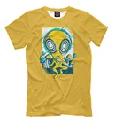 Мужская футболка Alien psychedelic mushrooms