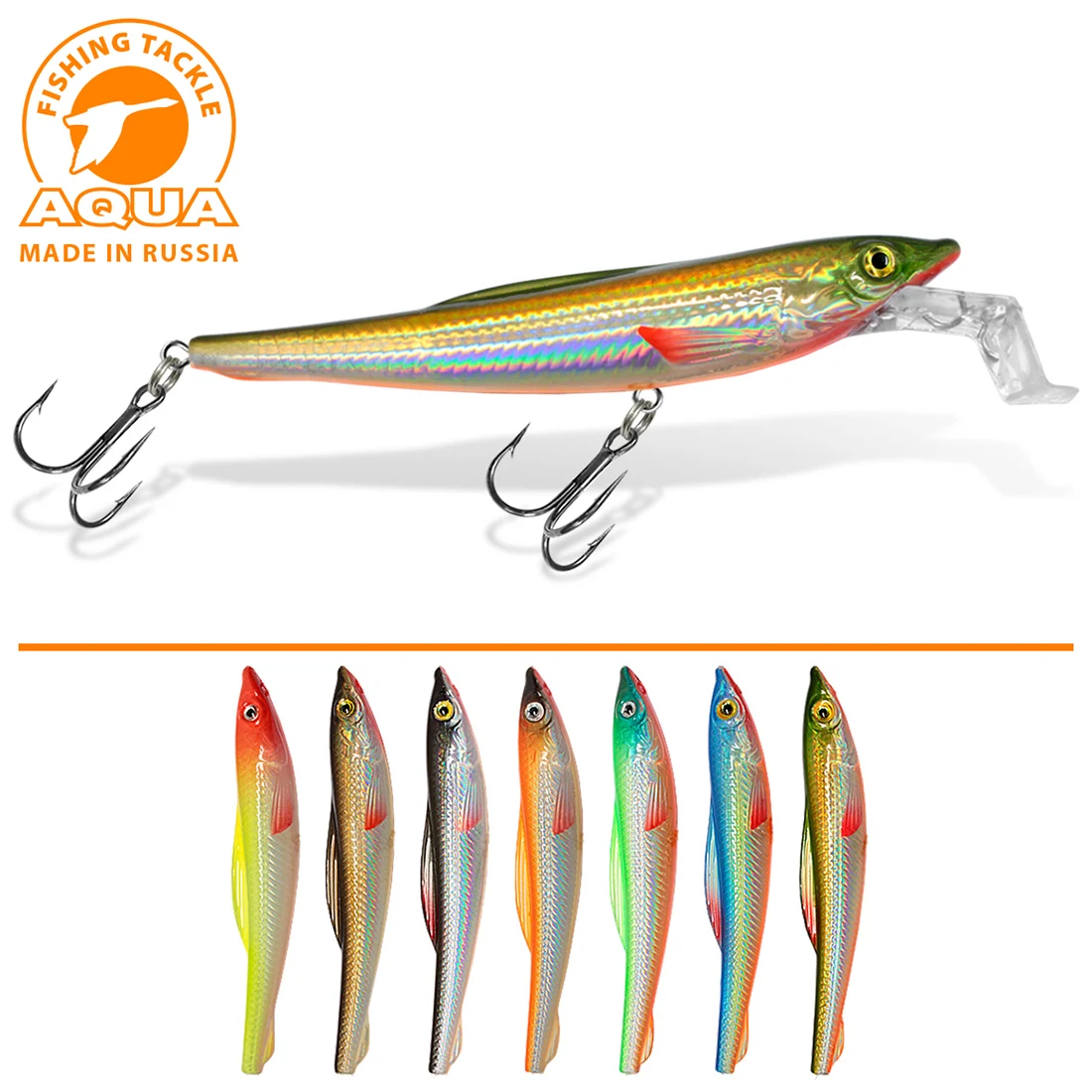 Воблер для рыбалки AQUA CRAZY DOG SR 100mm вес 11 0g | Спорт и развлечения