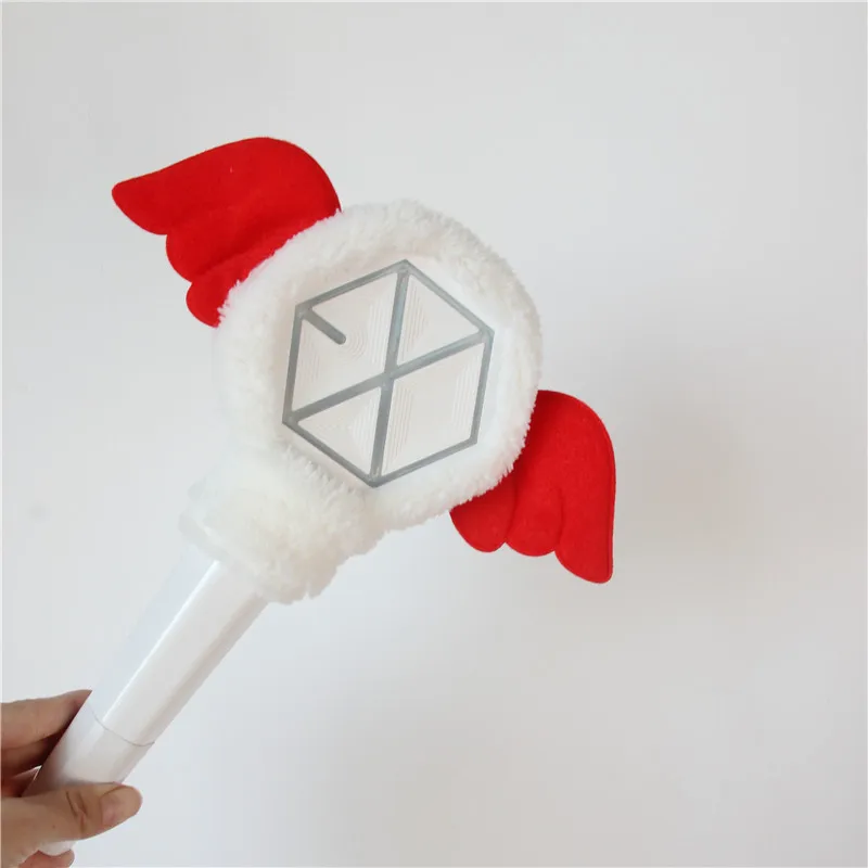 1pcs Kpop Lamp Cover for EXO Lightstick Plush Protective Cover for Decorate EXO Light Stick images - 6