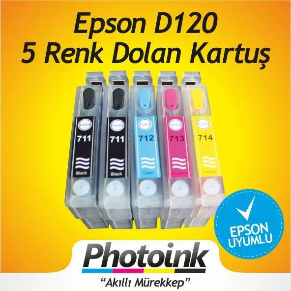 Картриджи Epson D120 совместимые с EASY DOLAN (полные)|Чернильные картриджи| |