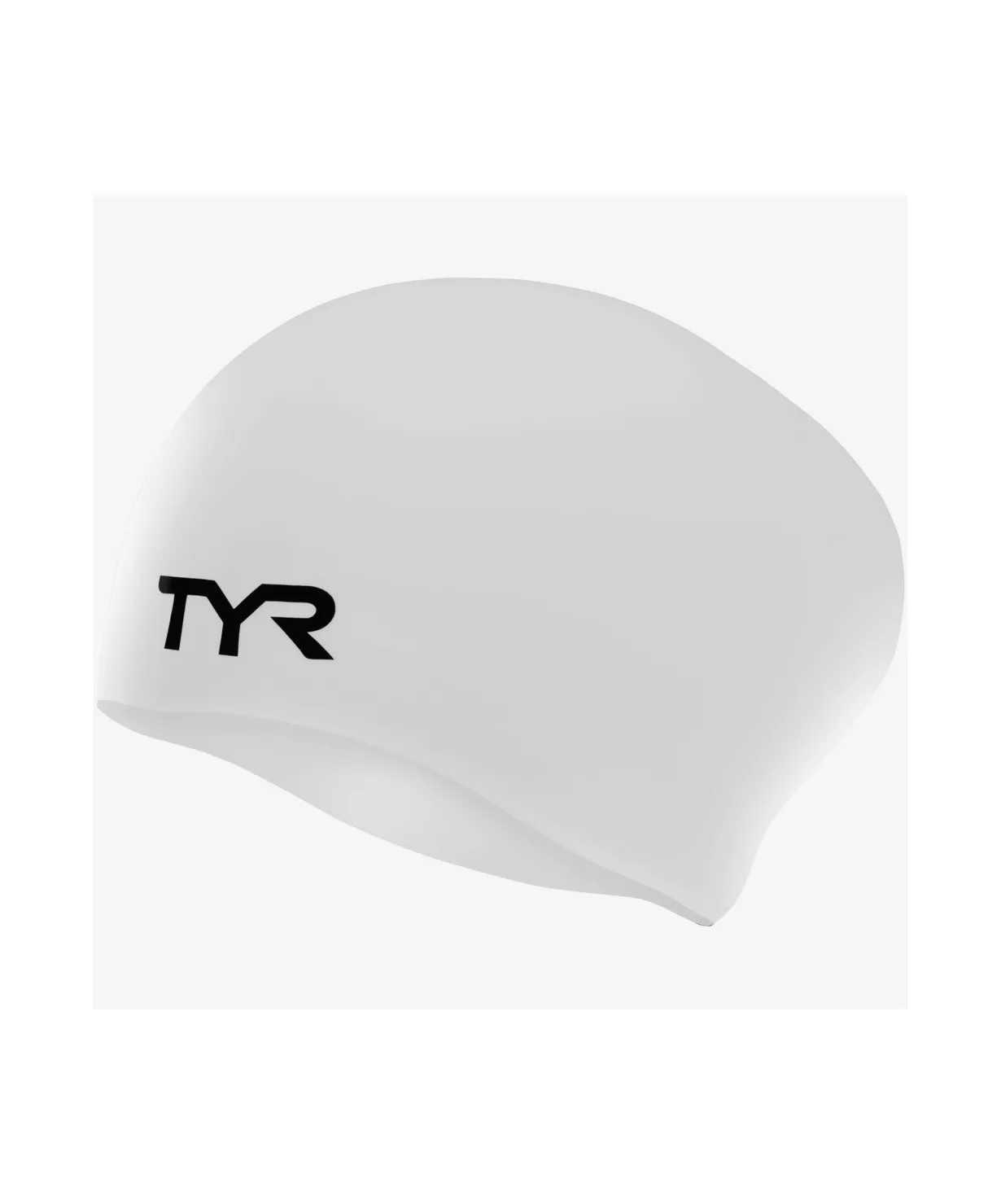 Шапочка для плавания Tyr Long Hair Wrinkle free Silicone Cap силикон Lcsl/100 белый|Плавательные
