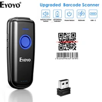 eyoyo ey 023 mini barcode scanner 1d2d 2 4g wireless bar code scanner android ios windows bluetooth scanner ccd laser reader