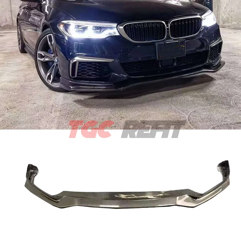 Диффузор для переднего бампера и спойлера из углеродного волокна с фартуками Bmw