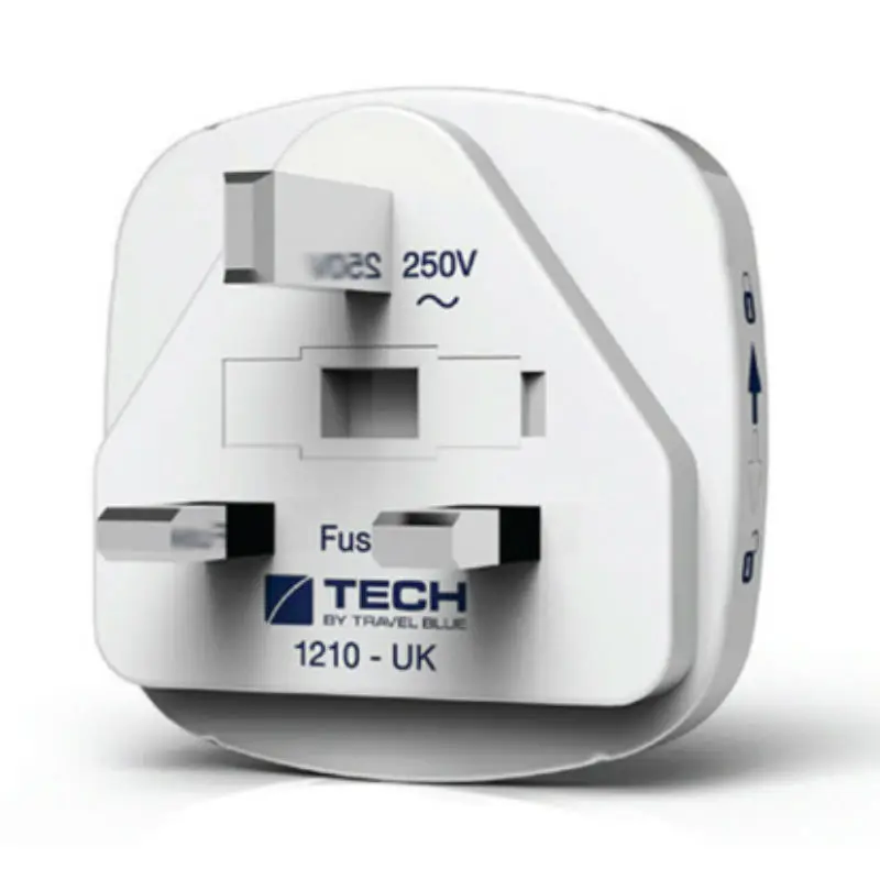 Сетевой адаптер-переходник Travel Blue EU-to-UK с USB (948) | Электроника