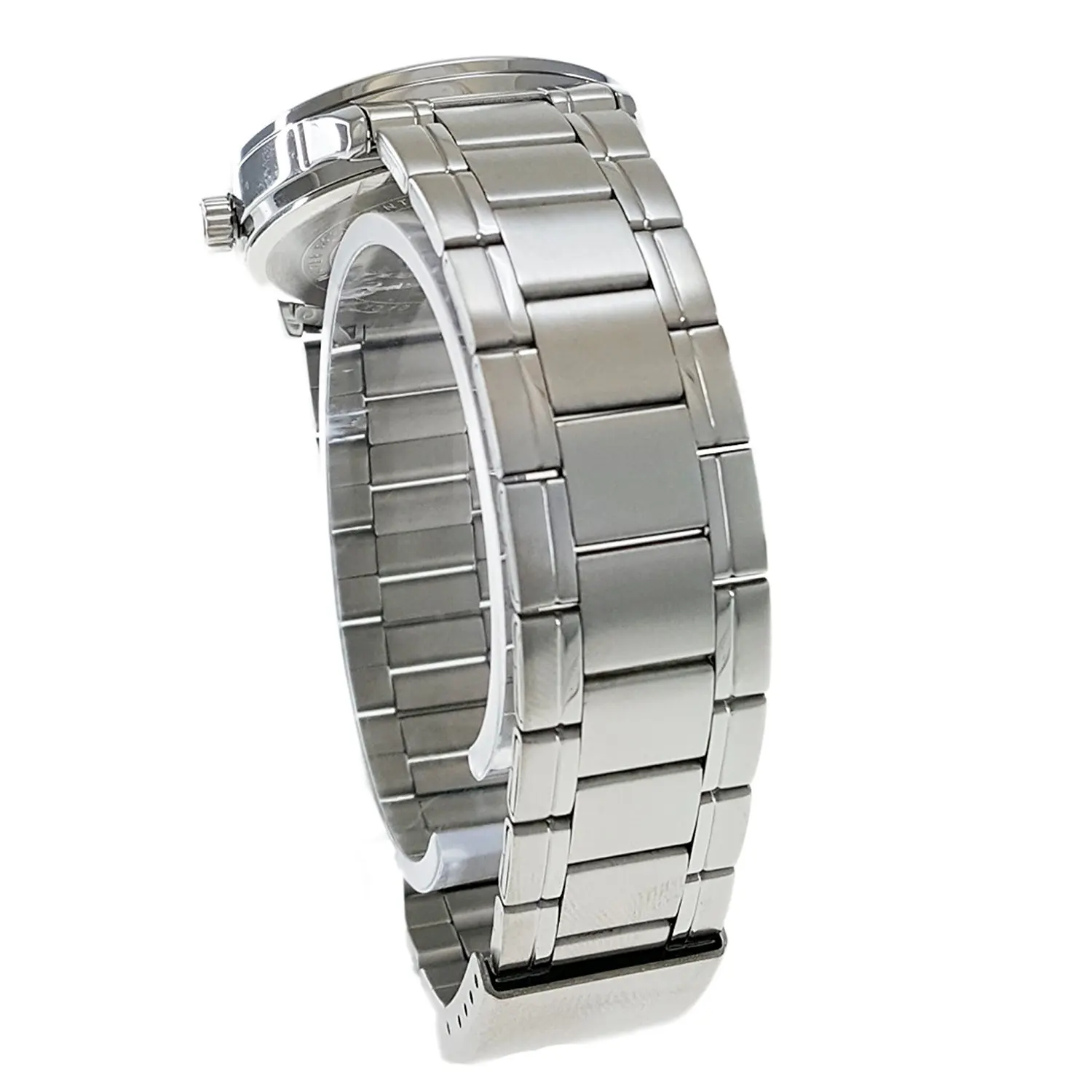 Оригинальные часы Casio MTP-1183A-2A мужские из нержавеющей стали с календарем синие