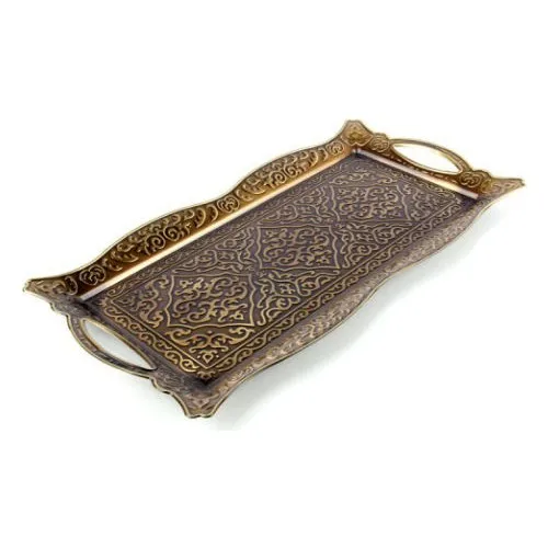 DOLBOVI оттоманский сервисный поднос 2 личности скандинавский круглый деревянный