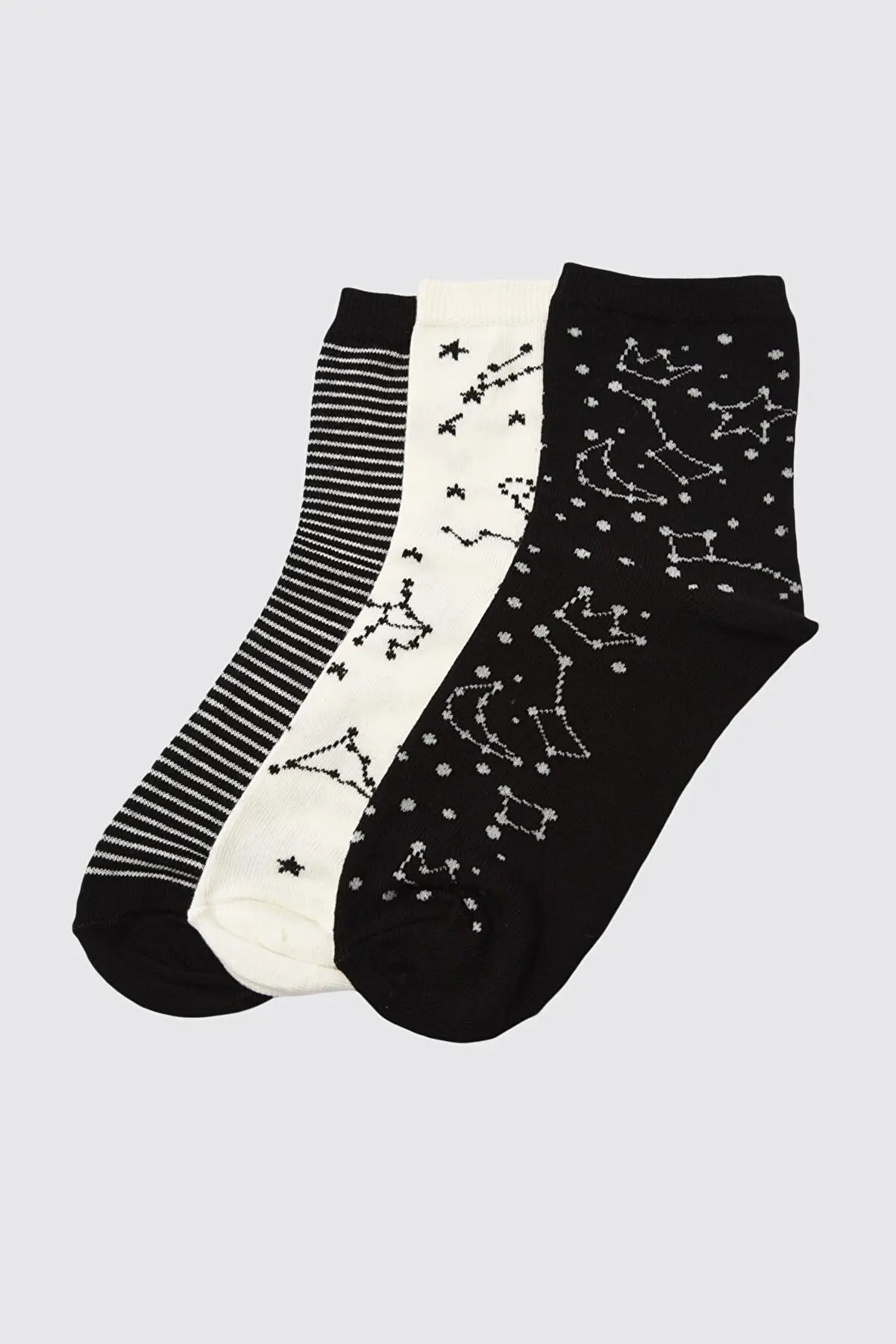 Gray Knitted Socks