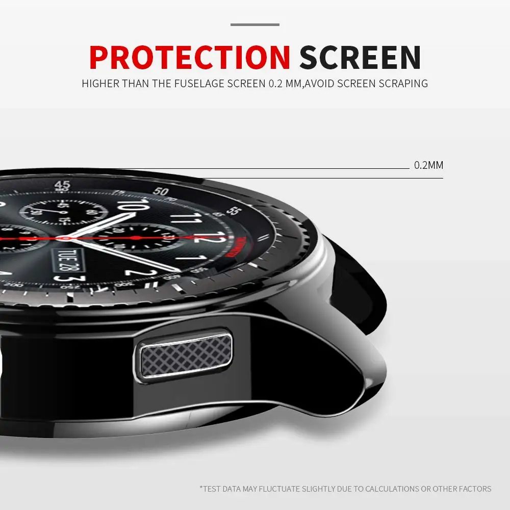 Чехол gear S3 для samsung Galaxy watch 46 мм 42 мм S 3 frontier Браслет Смарт-часы замена все вокруг защитный чехол