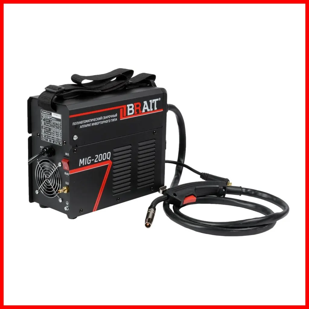 Инвертор сварочный полуавтомат BRAIT BR-200Q MIG/MAG/MMA 220V 18.01.020.043 аппарат | Инструменты