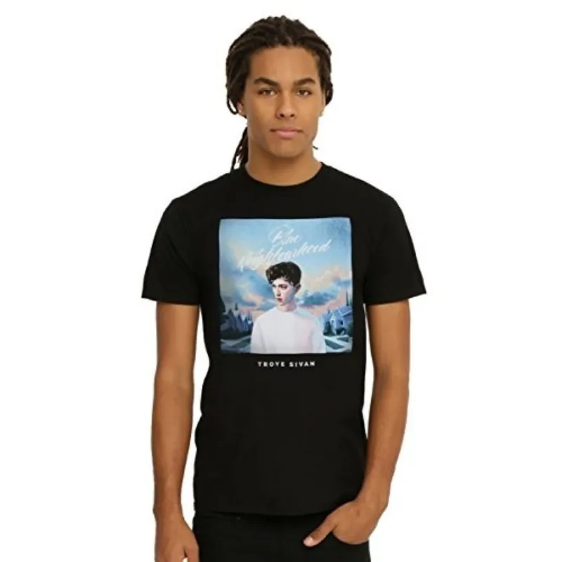 

Hot Sale Fashion Men's T-Shirt Men Summer T-shirt Tre Sivan Blue Neighbourhood T-Shirt