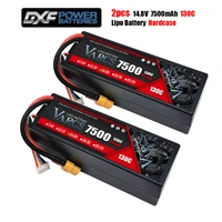 2pcs 2s 3s 4s lipo battery 7 4v 11 1v 14 8v 7500mah 5200mah 6300mah 6500mah 8000mah 8400mah 5mm bullet for 18 buggy 8s xxmax