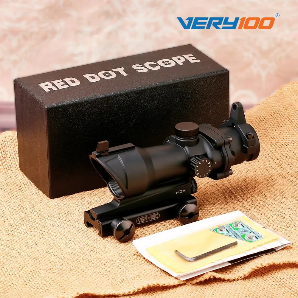 

VERY100 1x32 Red/Green llumination Dot Sight Rifle Scope With 20mm Weave Mount Adjustable windage and elevation