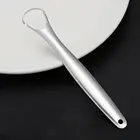 1 шт. полезные и уменьшить неприятного запаха изо рта скребок для языка Нержавеющаясталь полости рта для чистки языка Медицинский рот щетка для повторного использования свежее дыхание м