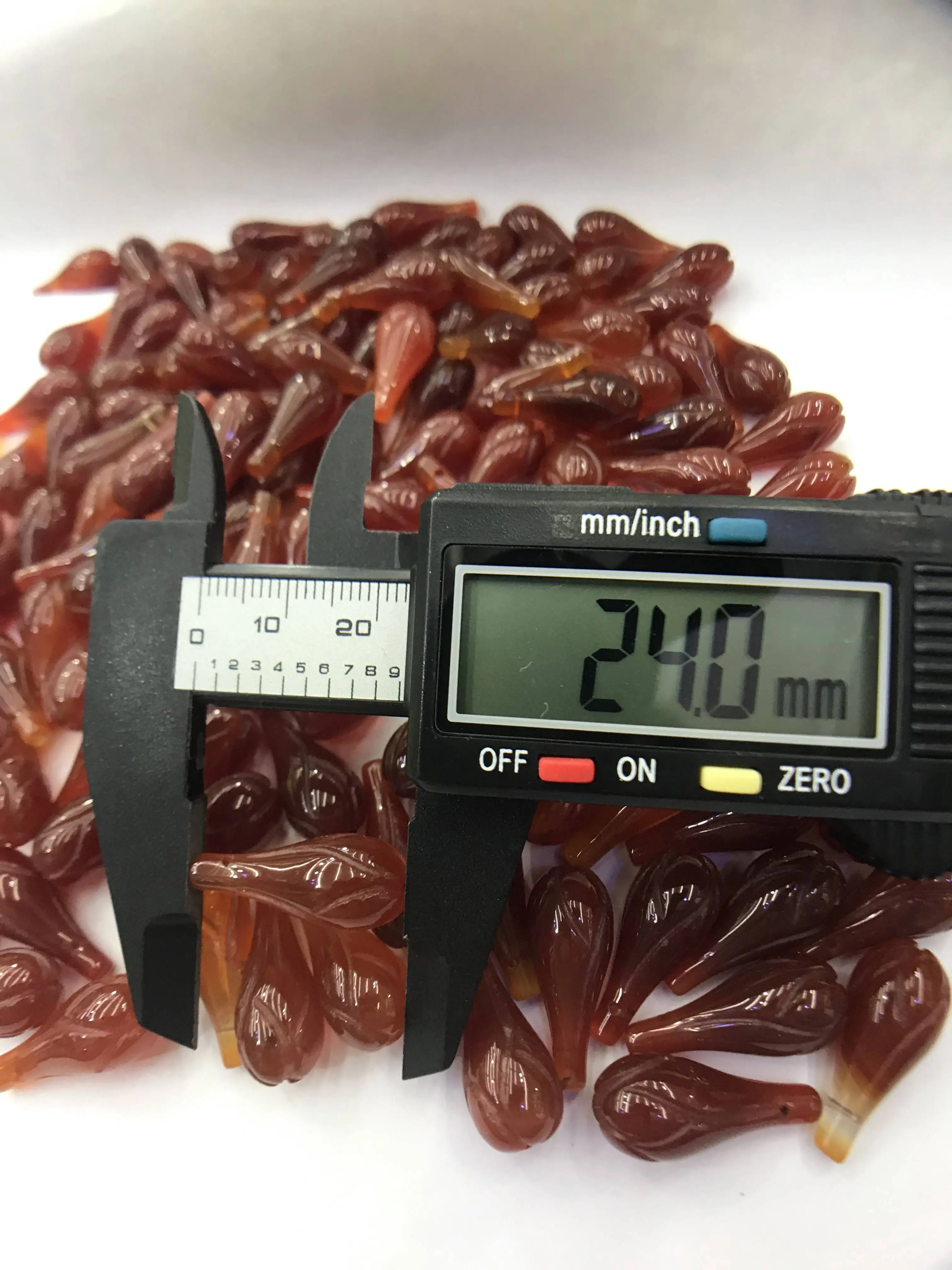 Цветочные бусины Carnelians 2 шт./лот 10x24 мм для изготовления ювелирных изделий