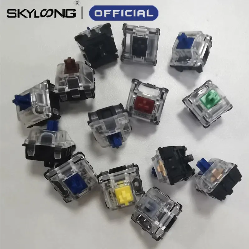 SKYLOONG Gateron Optics Switches Yellow Silver Green Blue Red Brown Black Gateron Switch For Mechanical Keyboard GK61 GK64 SK61S