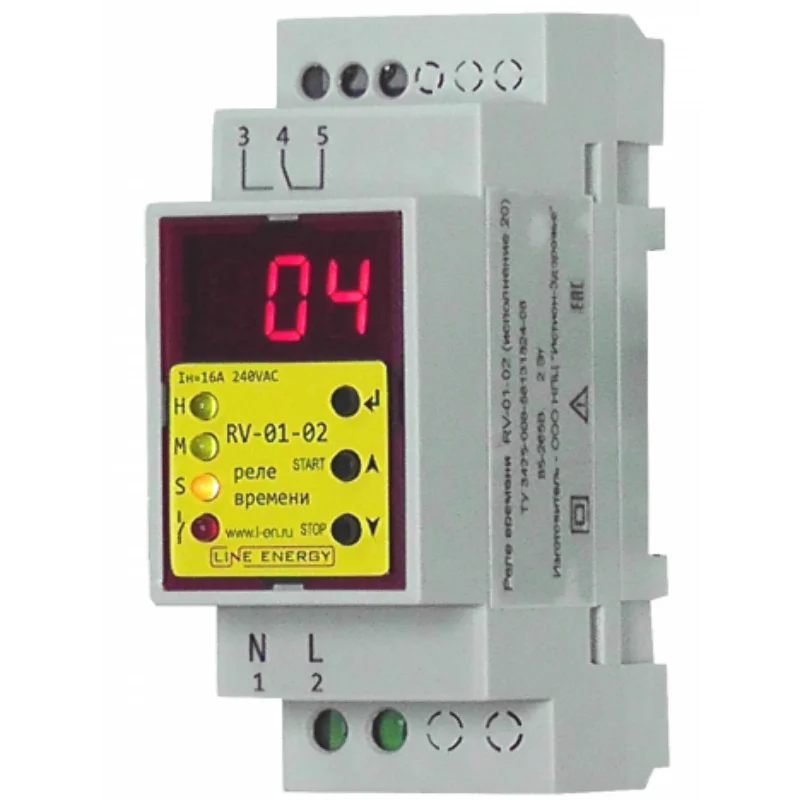 Реле времени LIne Energy RV-01-02 исп.20 | Строительство и ремонт