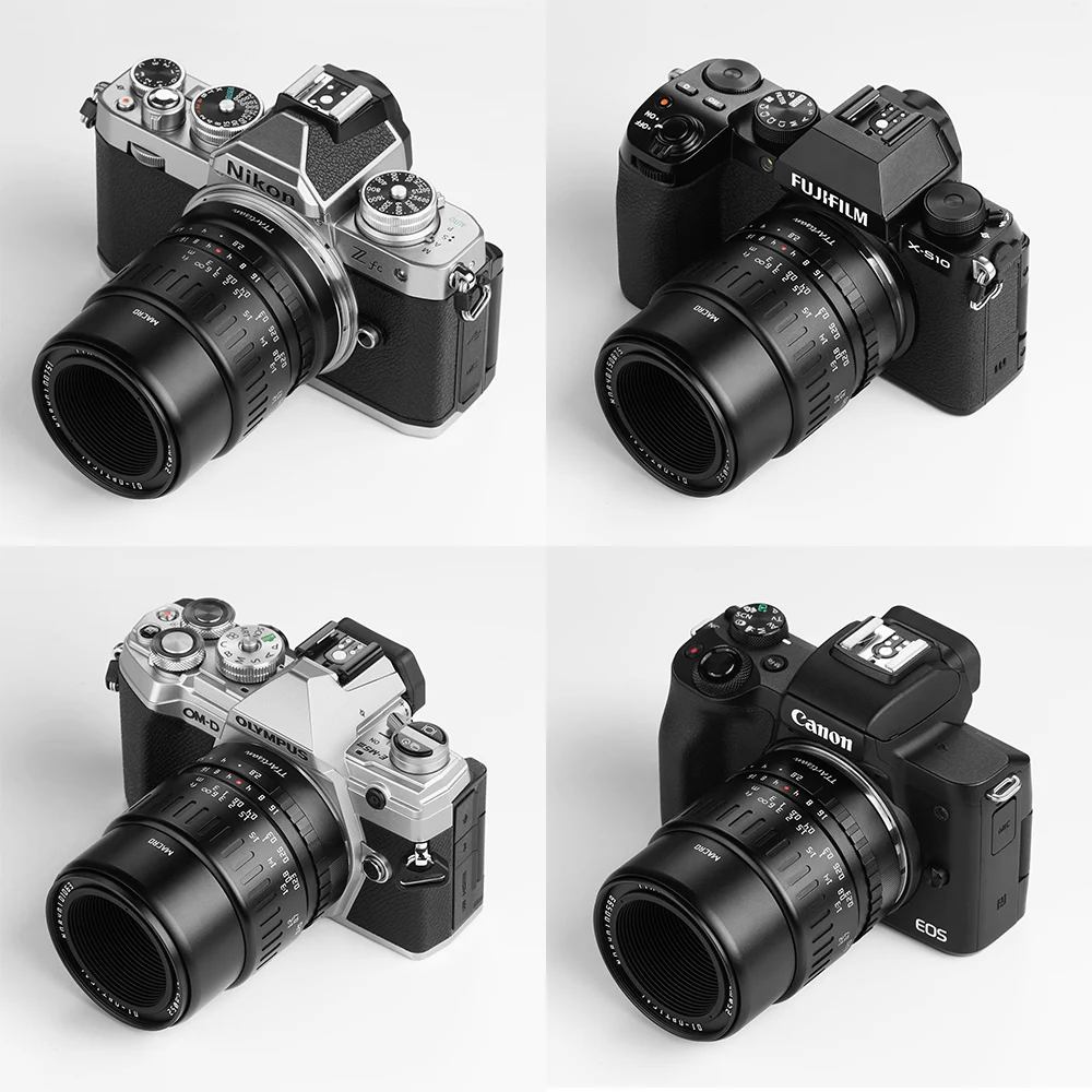 TTArtisan 40 мм F2.8 APS-C макро объектив Ручной фокус для SONY E FUJI X Canon M Panasonic Olympus M43 Nikon ZBlack |