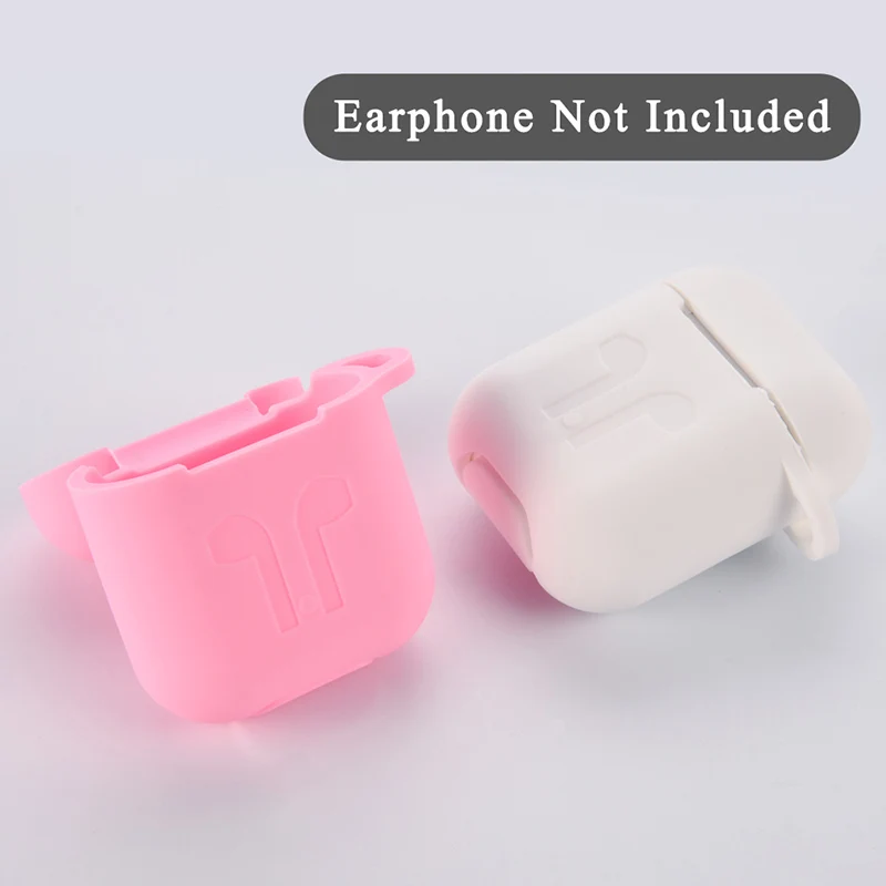 ТПУ мягкий силиконовый цветной чехол для Apple AirPods 2 Наушники противоударный чехол для Apple Air Pods 1 коробка для зарядки