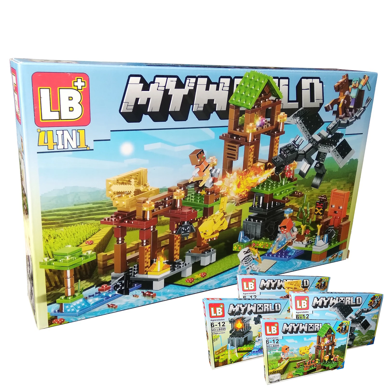 Конструктор Minecraft My World Игрушки для детей Майнкрафт совместим с Лего. Развивающие