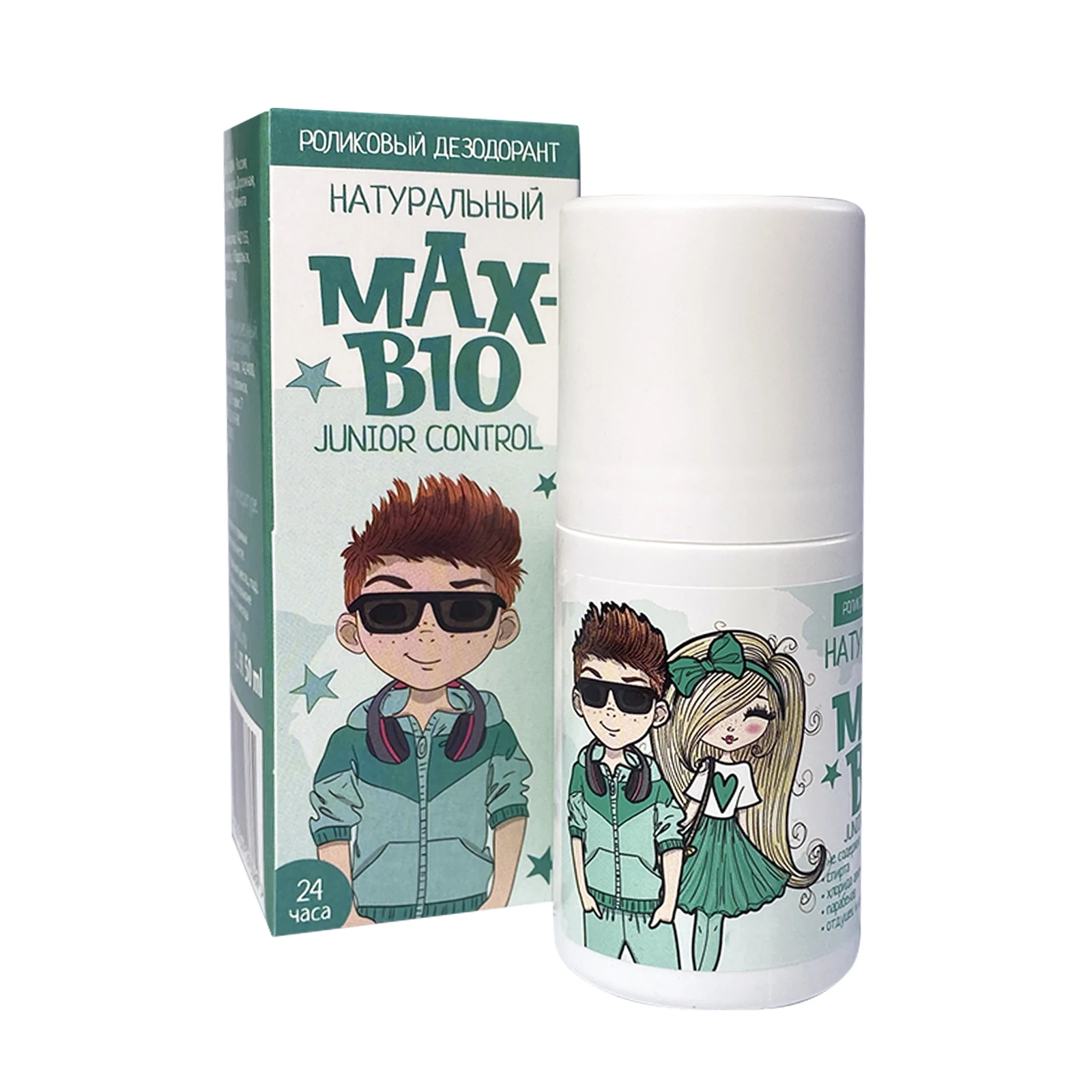 Натуральный дезодорант для подростков и детей MAX-BIO &quotJUNIOR CONTROL" | Красота